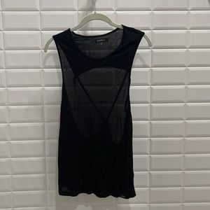 Women’s tank top Koral, open back with straps, breathable material